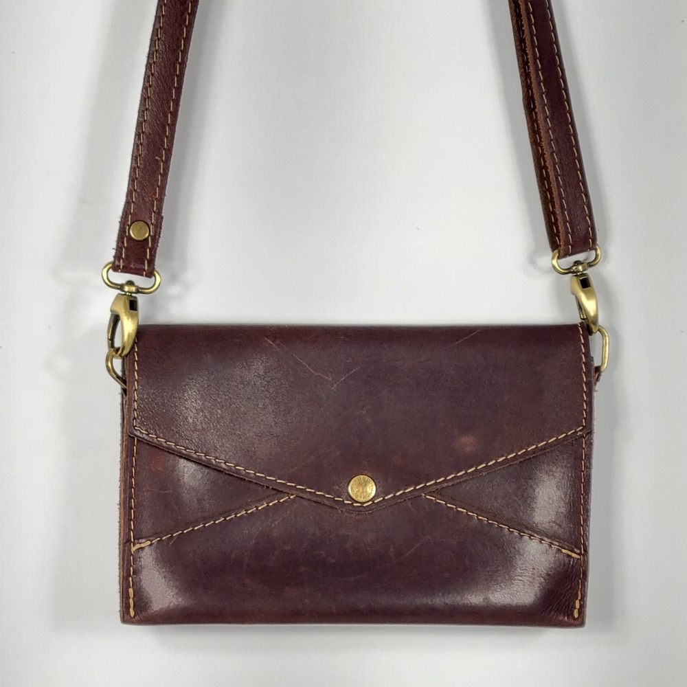 Portland Leather Envelope Crossbody Bag
